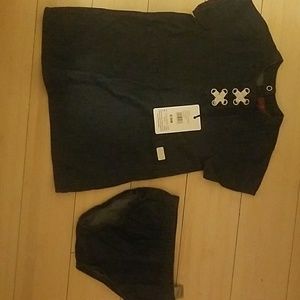 Baby Lace up denim dress 7 for all mankind